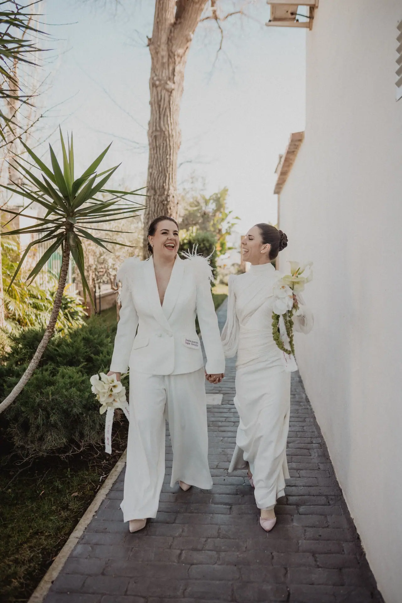 Fotografía de boda en Valencia: dos novias